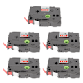 Miniatyrbillede 3 af 8: 5 stk Label Maker Tape 9mm Lamineret Vandtæt Farveægte Multi Purpose Labeler Tape til PT D210 PT D200 PT H110 PT D400 Rød På Hvid Bze 222