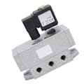 Miniatyrbild 7 av 8: 2-positions 5-vägs magnetventil Enkel elektrisk kontroll pneumatisk utrustning G1/8in K25DH-6AC 220V