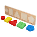 Miniatyrbild 8 av 8: Trä Geometrisk Pussel Formigenkänning Leksak Montessori Matchningsspel Pedagogisk Barnleksak Geometrisk Formigenkänning Bräda Typ C
