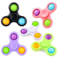 Pikkukuva 1 / 4: Valoisa Fidget Spinner -setti (5 kpl) Sormileluja Stressiin ja Ahdistukseen