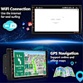 Miniatyrbillede 4 af 5: Double Din Android 13 Bil Stereo 7 Tommer Touch Screen Bilradio