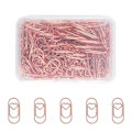 Miniatyrbillede 2 af 5: 200 stk. hjerteformede papirclips til sortering af papirer (rosaguld)