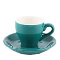 Miniatyrbillede 1 af 5: Espresso Sort Macaron Italiensk Kaffe Kop i Søblåt