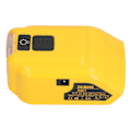 Miniatyrbilde 1 av 8: Batteriladeradapterkonverter LED-arbeidslys for 14V‑22V USB-lading DC12V-utgang DCB090 med 12VDC-hull