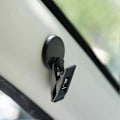 Miniatyrbild 3 av 5: 2 st Biljettshållare för Parkering med Sugpropp, Bilfönster Solskydd Tygkort Biljetter Sugpropp med Klämma, Svart