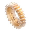 Miniatyrbillede 7 af 8: 14mm 24 tænder messing snekkehjul 1,5 modul messing snekkegearhjul til motordrevne gear