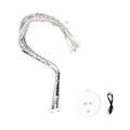 Miniatyrbillede 1 af 8: LED Kobbertrådslys Dekorativ Kunstig Gren Lys Touch Skifte Natlys Grene Dekoration Sølv108L Varm Lys