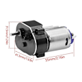 Miniatyrbilde 4 av 5: For MN82 LC79 MN78 CNC Metall Transmisjon Motor Monteringsmotor B