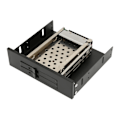 Miniatyrbilde 6 av 8: 2,5 tommers HDD monteringsbrakett i rustfritt stål ABS 6 Gbps høyhastighetsstøtte SATA I/II intern HDD mobil rack bur