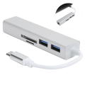 Pikkukuva 7 / 8: 5 in 1 -keskitin USB3.0-portti Gigabit-sovitin RJ45-laajennusliitäntä Telakointitietokonetarvikkeet