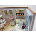 Pikkukuva 5 / 5: DIY Miniatyyri Nukkekotisetti Kalusteilla 3D Puinen Talon Malli