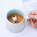 Miniatyrbild 3 av 5: Kaffemugg Tecknad Djur Keramisk Kopp Jul Födelsedagspresent för Barn Pojkar Flickor Ko
