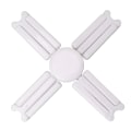Miniatyrbilde 1 av 8: 80W LED garasjelys i taket E27 Deformerbar LED garasjelyspære 4 blader energisparende pære 85‑265V hvit