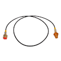 Miniatyrbillede 5 af 8: CO2-tankadapterslange 60 tommer messing ABS sodavandsmaskine Quick Connection Adapterslange med Quick Disconnect