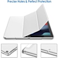 Miniatyrbillede 3 af 5: Etui til iPad 10.2 tommer (2021/2020/2019 model, 9./8./7. generation), Cover etui med automatisk sleep/wake (Hvid)