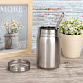 Miniatyrbild 3 av 8: Hushåll 700ml Rostfritt Stål Mugg Utomhus Vattenflaska Termisk Mugg med Lock Straw