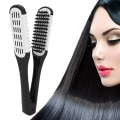 Pikkukuva 5 / 8: Ammattimainen V-muotoinen Clamp Styling Comb Hiusten suoristuskampa kampaamotyökalu