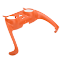 Miniatyrbilde 3 av 8: Spillkontrollerhåndtak Dekorativ stripe Gamepadgrep Utskifting DIY Shell Cover for PS5Orange