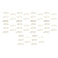 Miniatyrbillede 8 af 8: 50 stk. Pen Clips Multifunktionel galvanisering Sød form metal penneholdere til Notebook Journals Udklipsholder billeder