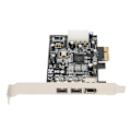 Pikkukuva 5 / 8: PCI Express Firewire-kortti, jossa on 2 1394B-liitäntä 1 1394A-liitäntä Plug and Play PCIE - 1394b -videon sieppauskortti Windowsille