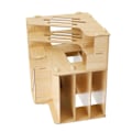 Miniatyrbillede 2 af 8: Skrivebordsarrangør Multipurpose Modern Simple Style Træ Skrivebordsopbevaring Hylde til Hjem Skole Kontor Hvid Ahorn