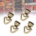 Miniatyrbillede 7 af 8: 4 STK Metal Ring Skrue Rundt Hoved Studs Nitte Nail Rotate Spikes DIY Læder Craft Hardware tilbehør Bronze