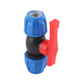 Miniatyrbillede 6 af 8: 4 stk. PE lige kugleventil afspærringsventil til hjem og have rør fittings tilbehør 1/2in