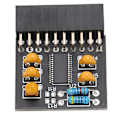 Miniatyrbillede 7 af 8: TPM 2.0 Krypteringssikkerhedsmodul 20Pin LPC Pro TPM2.0 Sikker Stabil Nem installation Holdbar 20Pin SPI-modul til Win