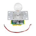 Pikkukuva 1 / 8: Värikäs LED-valaistu joystick, joka voidaan vaihtaa 4-8-suuntaisesta toiminnasta arcade-peliin