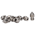 Miniatyrbillede 4 af 8: 10 stk. 3D-printerdyser MK8 rustfrit stål 1,75 mm ekstruder printhoveddele tilbehør 0,2 mm