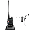 Pikkukuva 1 / 8: BF UV5R 8W Auton Kädessä Pidettävä Radiopuhelin Kaksikaistainen Kaksisuuntainen Radio Sisäänrakennetulla Akulla (100-240V)(US )