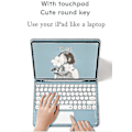 Miniatyrbilde 3 av 5: iPad Pro 12.9 Touch Tastatur Etui mit Bluetooth Maus Hellgrün