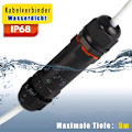 Pikkukuva 2 / 5: IP68 vedenpitävä kytkentärasia, 5 kpl ulkosähköliittimet kaapeleille 1mm-13mm