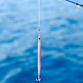 Miniatyrbilde 6 av 8: Vertikale pilker Lysende sakte jigging lokker hardt fiskeagn for saltvannsfiske i ferskvann (3#rosa + lysende stripe)