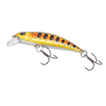 Pikkukuva 3 / 8: 5 cm kova keinotekoinen Minnow-kalastussyötti 3D Lifelike Eyes kelluva vaappukalastusuistit #2