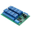 Miniatyrbilde 2 av 8: 12V 8-kanals RS485 relé PLC-utvidelseskort for RTU-protokollfjernkontroll