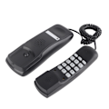 Miniatyrbillede 3 af 8: Hjemmetelefon Multifunktions Vægmonterbar Telefon til Kontor Hjem Hotel BadeværelseSort