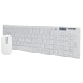 Miniatyrbillede 5 af 8: Mus- og tastatursæt Trådløs 10 m fjernforbindelse Smart Sleep-gribebræt og musekombination til IOS/Windows/AndroidWhite