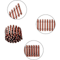 Miniatyrbilde 3 av 5: Mini Hagegjerde 3 Deler Tre Hagekant Miniature Hagegjerder Mini Tregjerde Fleksibelt Miniaturegjerde Hage Mikrogjerde for DIY Landskap (B