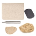 Pikkukuva 3 / 8: Ulkokäyttöön kannettava Fire Starter Kit High Carbon Steel Fire Striker Flint Stone set