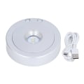 Miniatyrbillede 1 af 8: LED Display Base USB RGB Farverig Lys Roterende Krystal Display Base Stand til flaske smykker håndværk