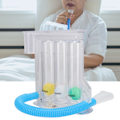 Miniatyrbild 4 av 8: Djupa andning Lungträningsincitament Spirometer Andningsmätningssystem Typ B 3 bollsug och blås