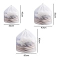 Miniatyrbilde 5 av 5: 6-pakning med vaskeposer i netting, solid snorpose, vaskeposer for finvask, vaskepose i netting for familie, studenthybel, leilighet