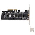 Pikkukuva 3 / 8: NVME M.2 - PCIE3.0 X4 -sovitin Nopea Nopeus Nopea Lämpöhajonta M.2 NVME SSD PCIE 3.0X4