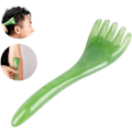 Miniatyrbilde 2 av 5: Haiqings Gua Sha Kam: Ansiktsmassasjeverktøy i Jade-stein