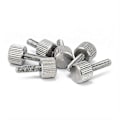 Miniatyrbillede 2 af 2: Rillet Rustfrit Stål Fingerskrue M3 M4 M5 M6 Fladt Hoved Fingerskrue Bolt 20 stk. Zekai M3*5