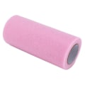 Miniatyrbillede 2 af 8: Tulle rulle 100 yards farve dekorativt mesh håndværk til DIY dukketøj bryllupsdekorationPink