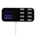 Miniatyrbilde 7 av 8: 8 porter hurtigbillader, multippel USB-ladestasjon, digitalt display for IOS/Samsung