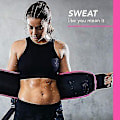 Miniatyrbillede 2 af 4: Mavebælte Sweet Sweat Shapewear Korset til Mænd og Kvinder - Justerbar Tættsiddende XXL Rød