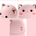 Miniatyrbillede 4 af 5: Sød Kawaii Aroma Diffuser Luftfugter med Lys Kølig Nat Tåge til Hjem Soveværelse Rensere 105.27*80.46*80.46MM
